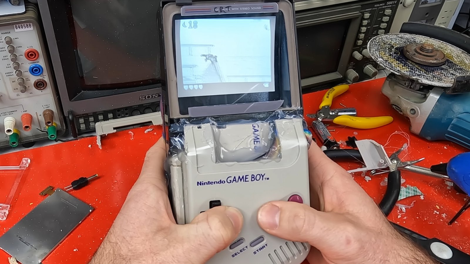 Il Game Boy modificato