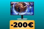 Il Samsung Monitor Gaming Odyssey OLED G6 in 1440p e 360 Hz è in forte sconto su Amazon - Notizia
