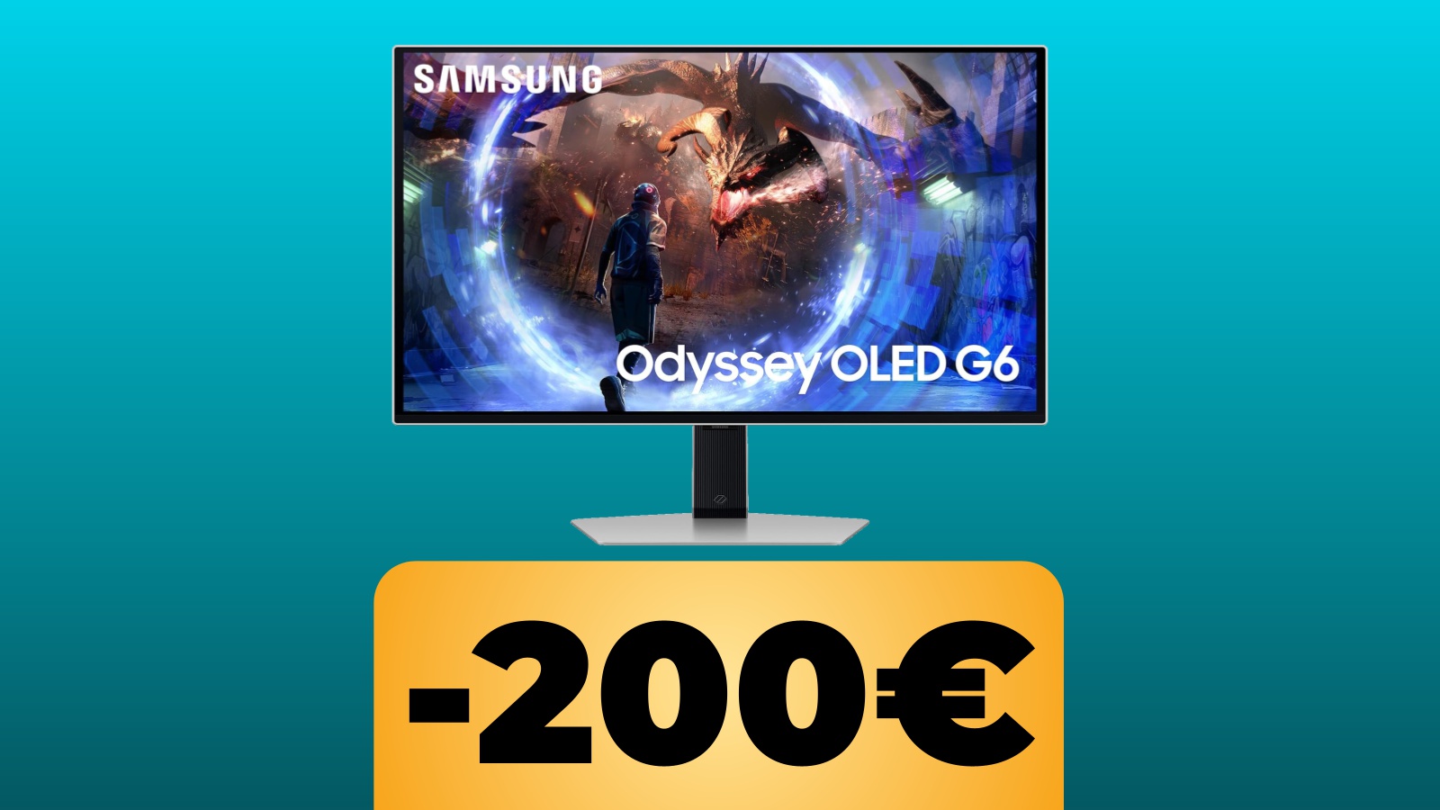 Samsung Monitor Gaming Odyssey OLED G6 e lo sconto di Amazon