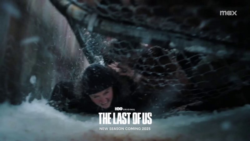 Abby mentre lotta nella neve