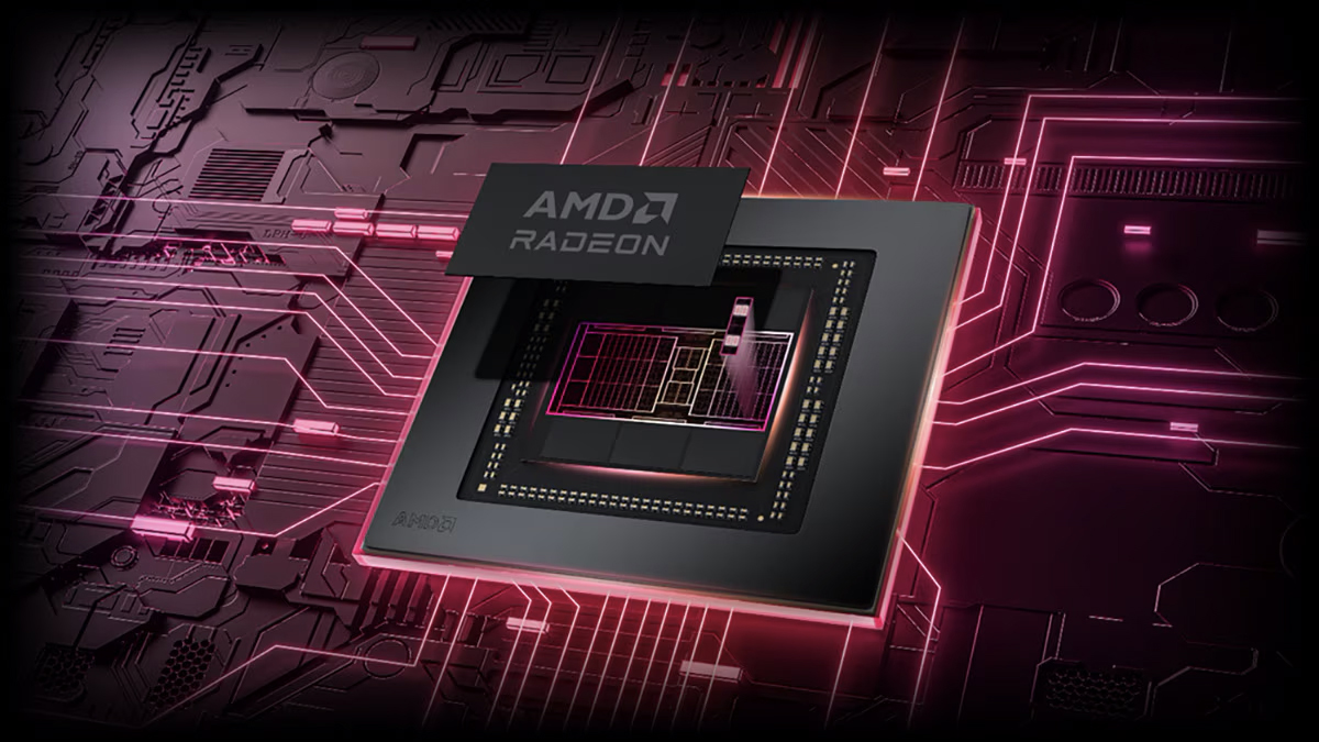 Un chip AMD Radeon