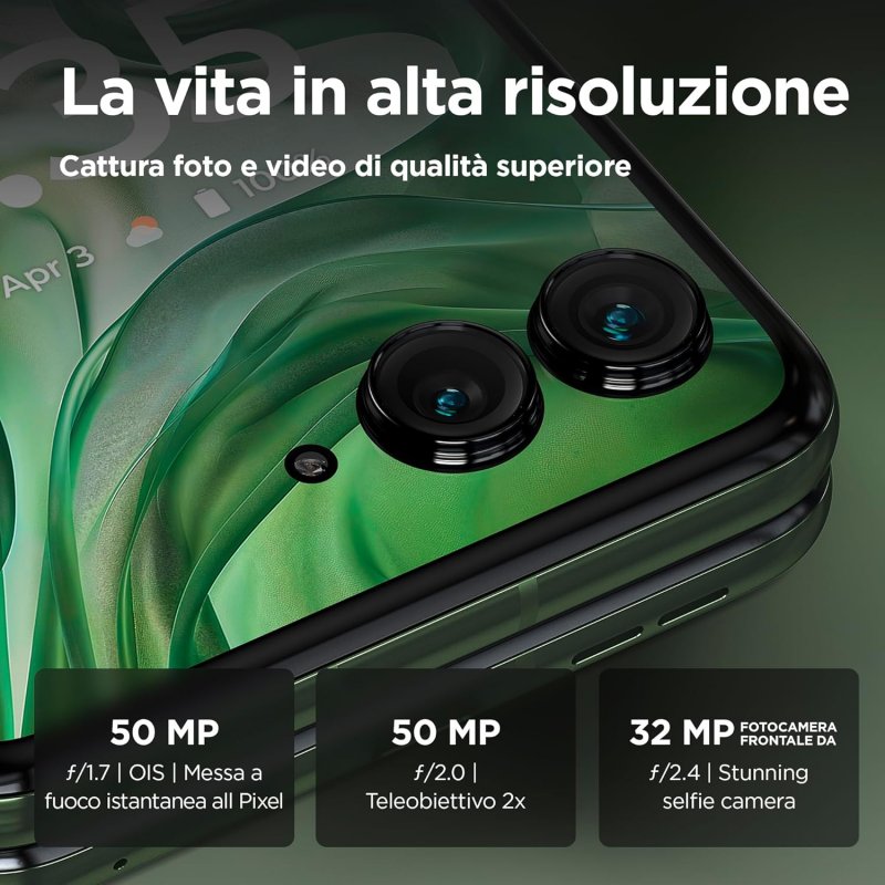 I dettagli delle fotocamera del Motorola Razr 50 Ultra