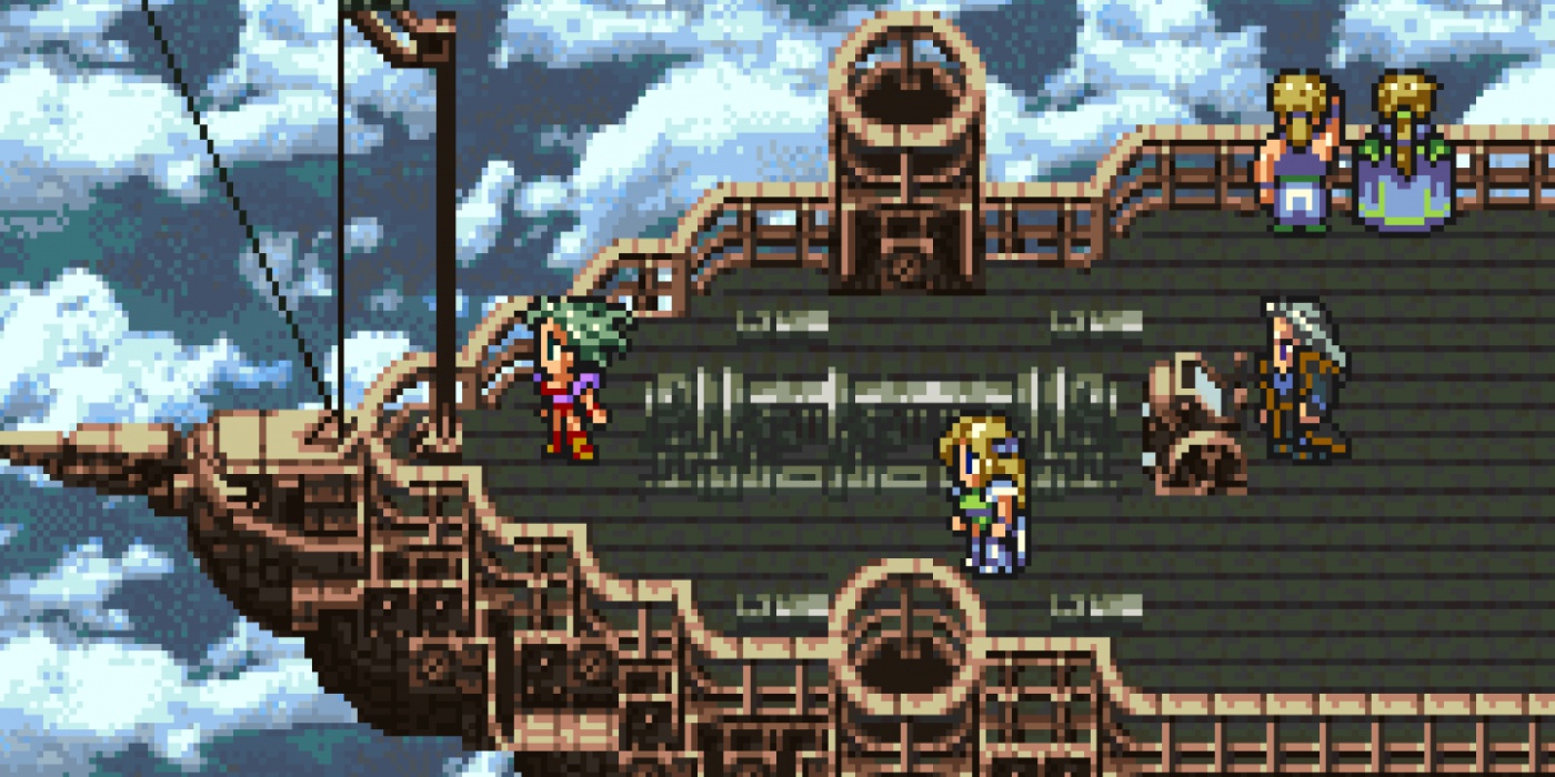 Uno scatto da Final Fantasy VI Pixel Remaster