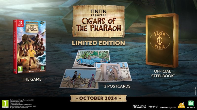 La Limited Edition di Tintin Reporter: I sigari del Faraone La Limited Edition di Tintin Reporter: I sigari del Faraone