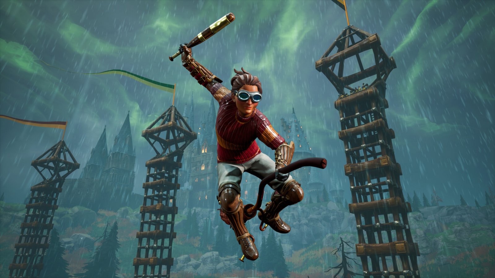 Una scena di Harry Potter: Campioni di Quidditch