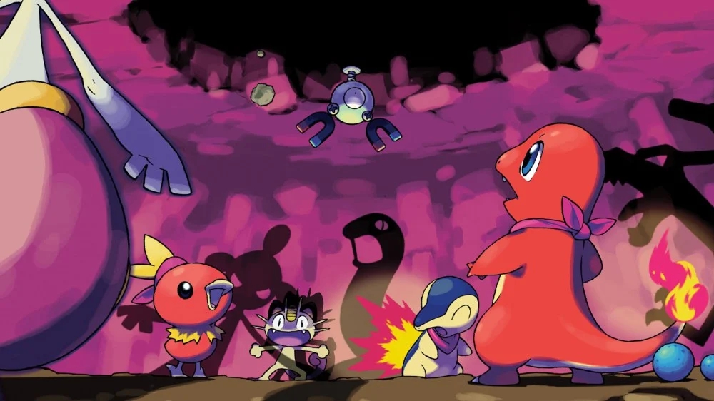 La copertina di Pokémon Mystery Dungeon: Squadra Rossa