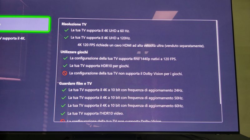 La schermata di compatibilità di Xbox La schermata di compatibilità di Xbox