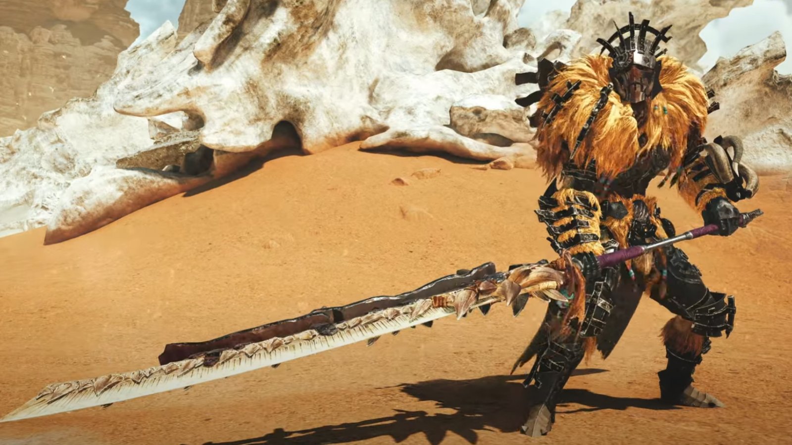 La spada lunga di Monster Hunter Wilds