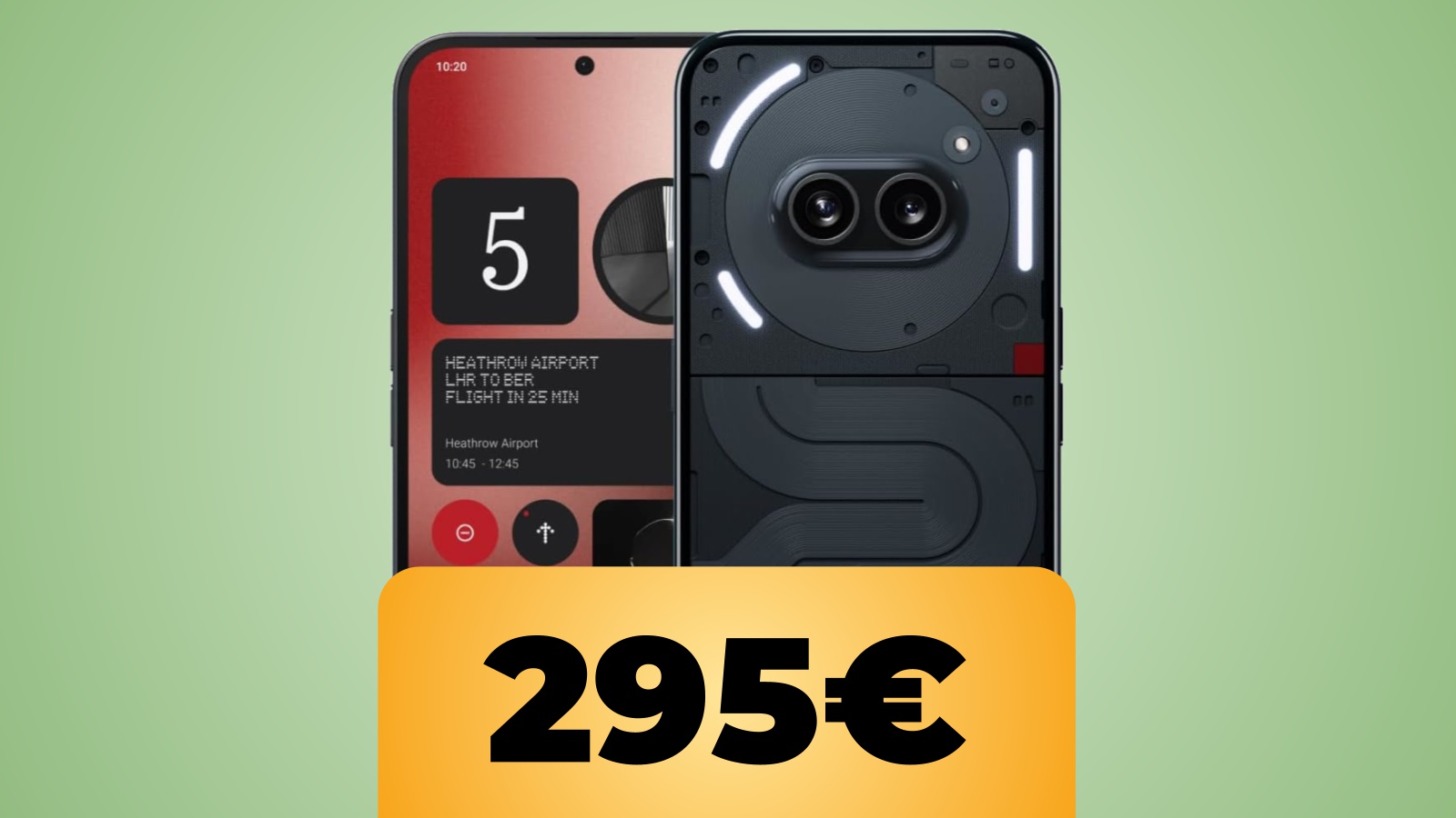 smartphone Nothing Phone (2a) da 8+128 GB e il prezzo su Amazon