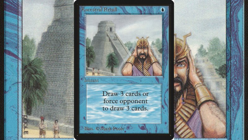 Richiamo ancestrale è una delle molte carte che hanno reso Necropotenza così dominante all'epoca Richiamo ancestrale è una delle molte carte che hanno reso Necropotenza così dominante all'epoca