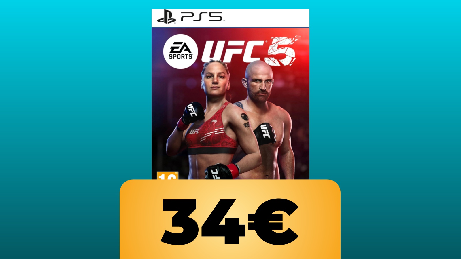 La copertina di UFC 5 e il prezzo su Amazon