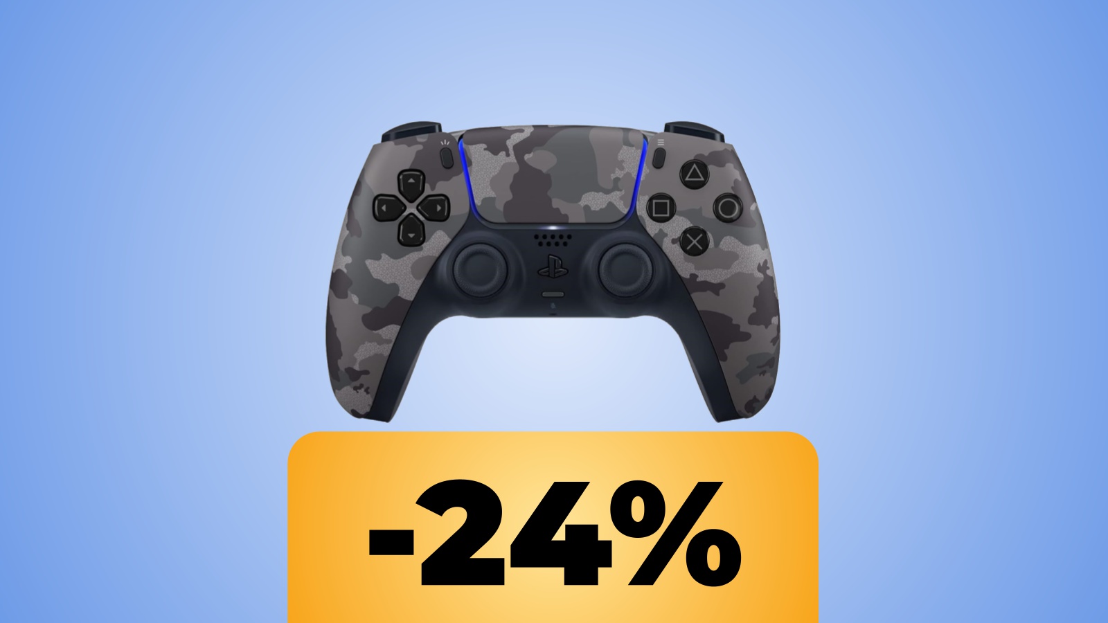 controller DualSense di colore Gray Camouflage e lo sconto di Amazon