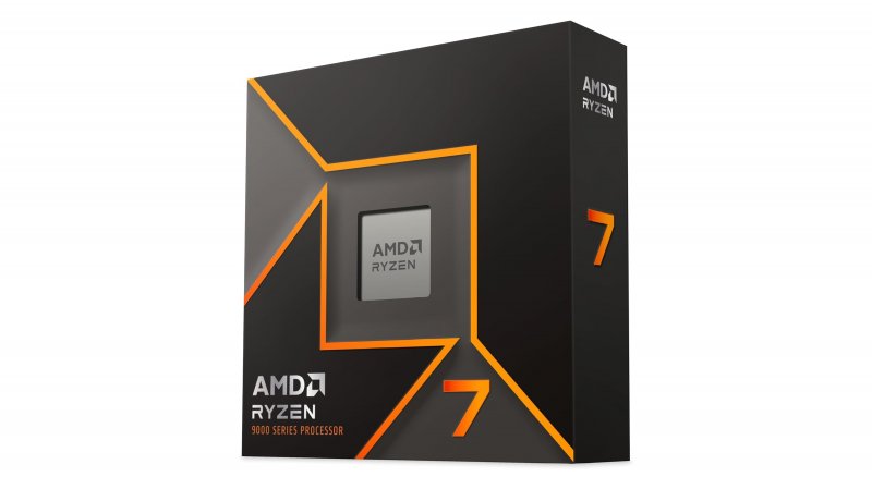 La scatola dell'AMD Ryzen 7 9700X