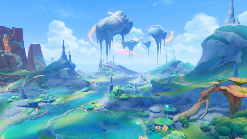 Uno scorcio di Natlan da Genshin Impact