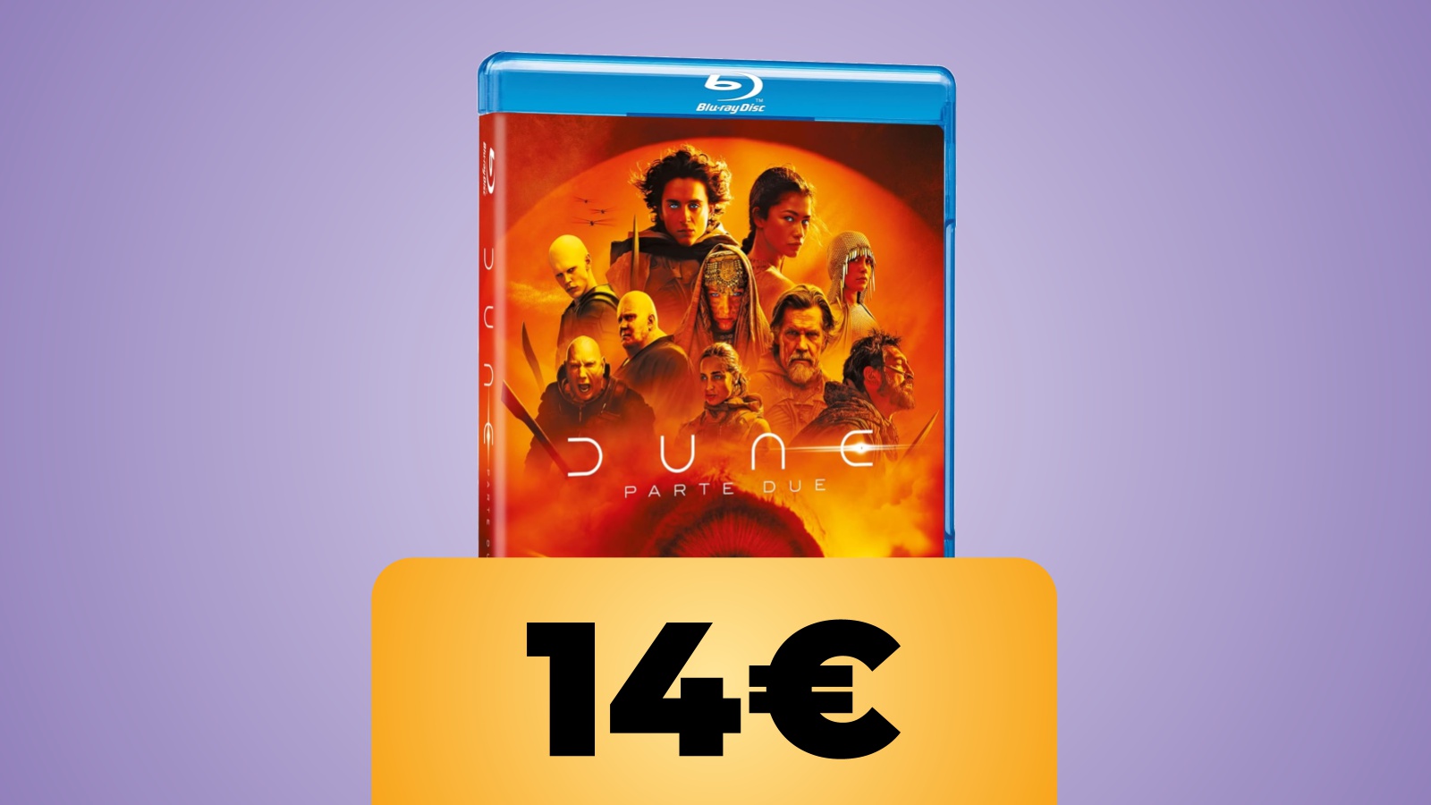 La confezione del Blu-Ray di Dune Parte 2 e il prezzo di Amazon