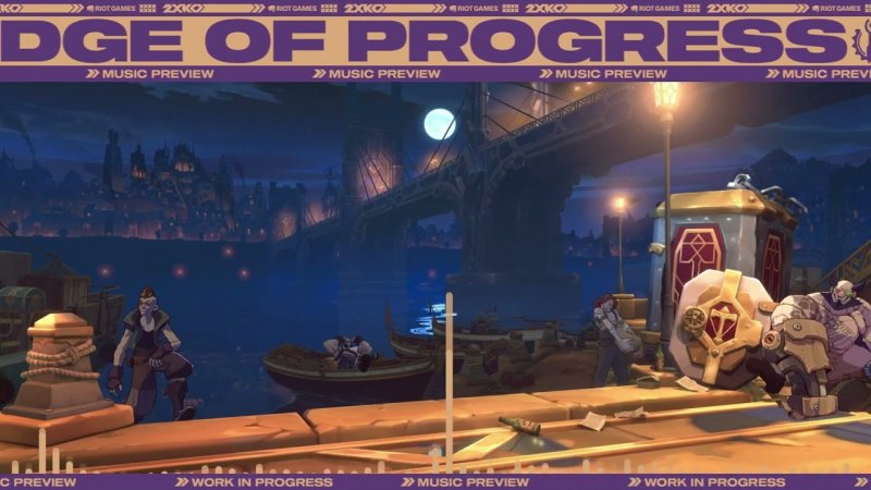 Ovviamente il mondo di League of Legends la fa da padrone: questo è per esempio lo stage di Piltover, dalla serie Arcane