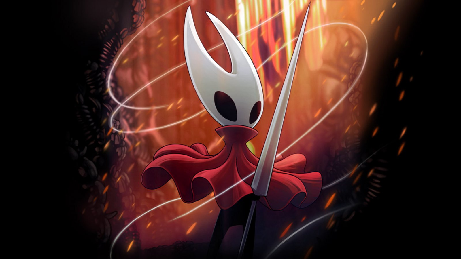 Il protagonista di Hollow Knight: Silksong