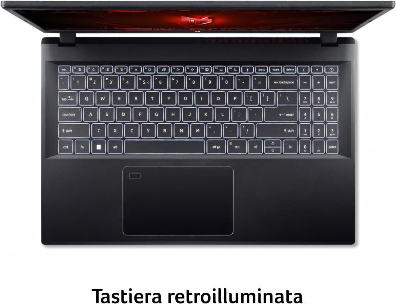 La tastiera del laptop Acer Nitro V 15