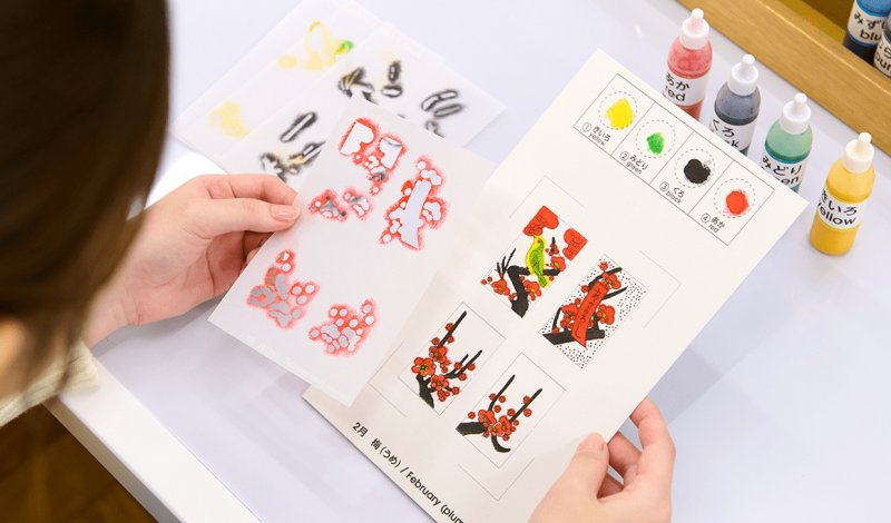 Ci sono dei workshop per realizzare carte Hanafuda