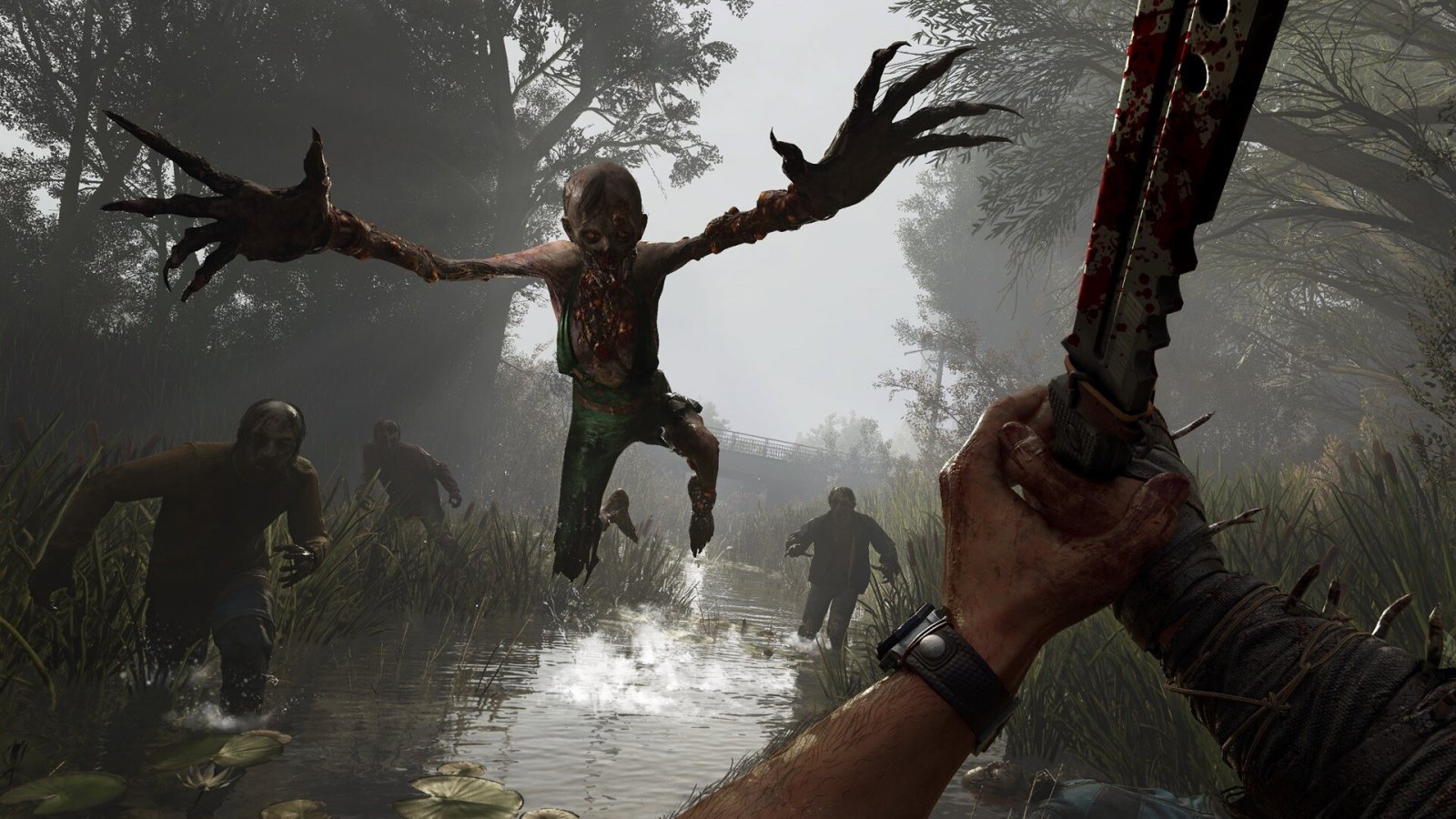 Uno scontro con degli zombi in Dying Light: The Beast