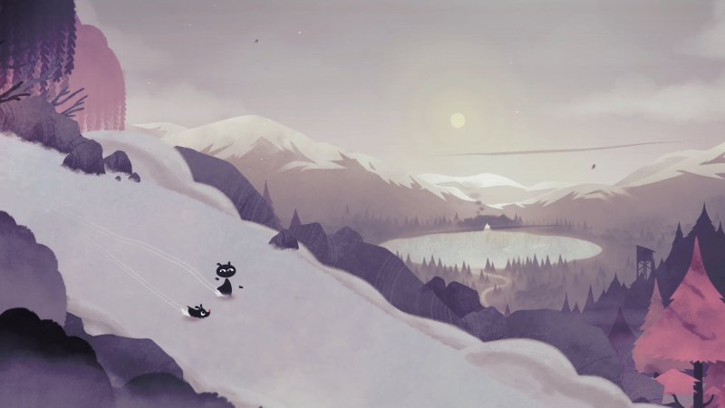 Le silhouette nere dei personaggi aiutano a distinguerli perfettamente nelle diverse scene, soprattutto quelle innevate