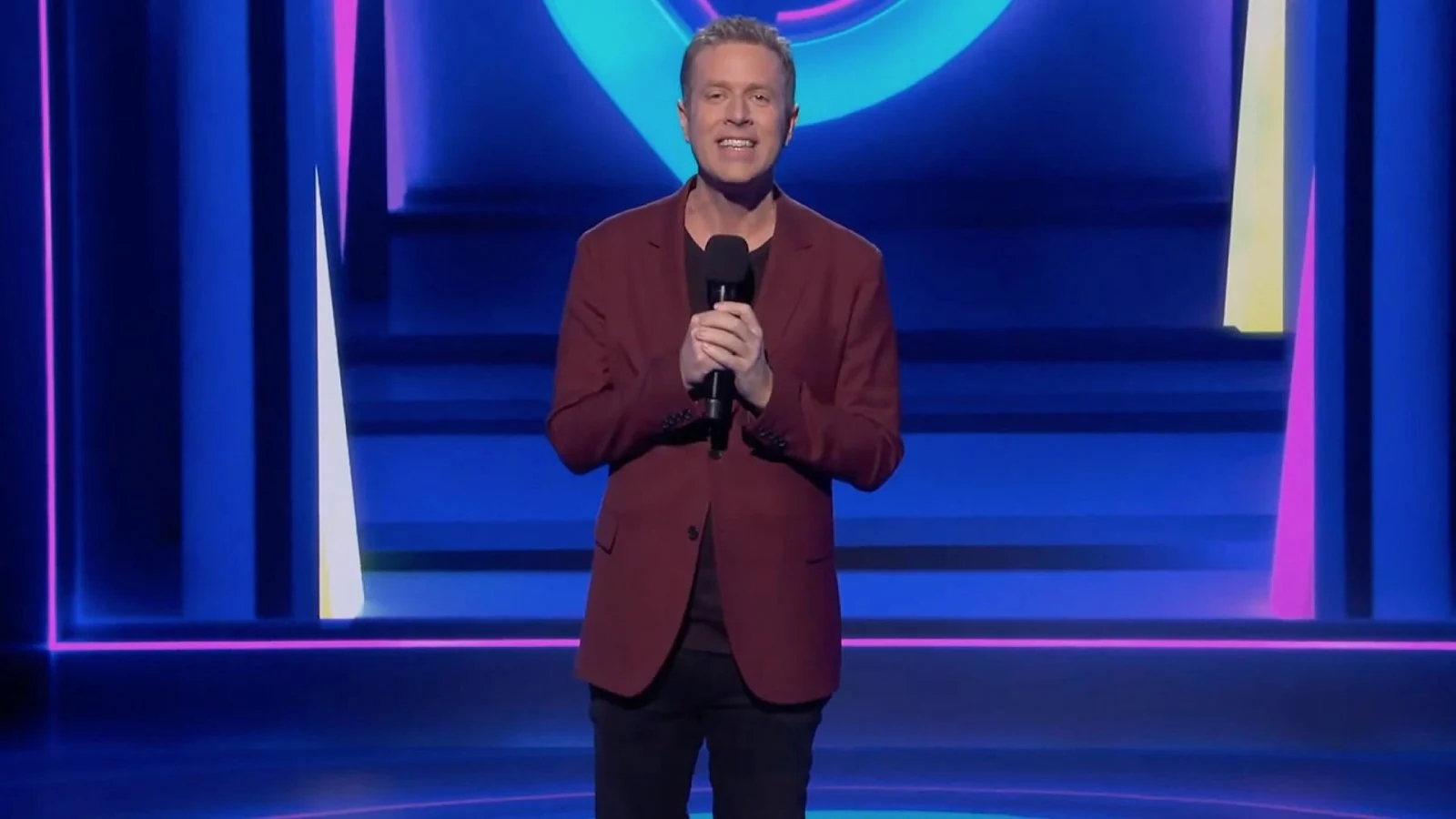 Geoff Keighley, l'organizzatore e il presentatore della Opening NIght Live della Gamescom