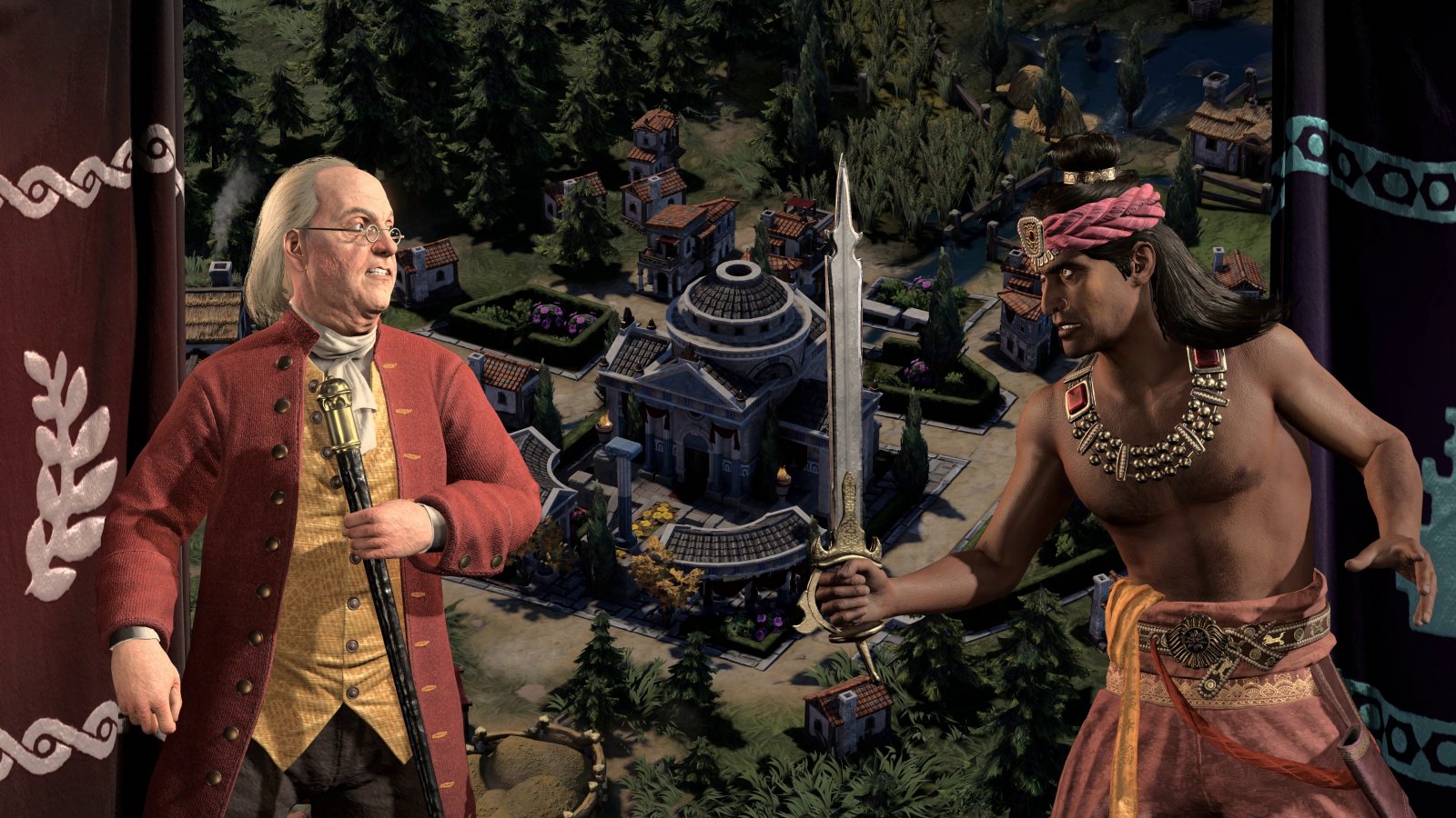 Due civiltà si affrontano in Sid Meier's Civilization 7