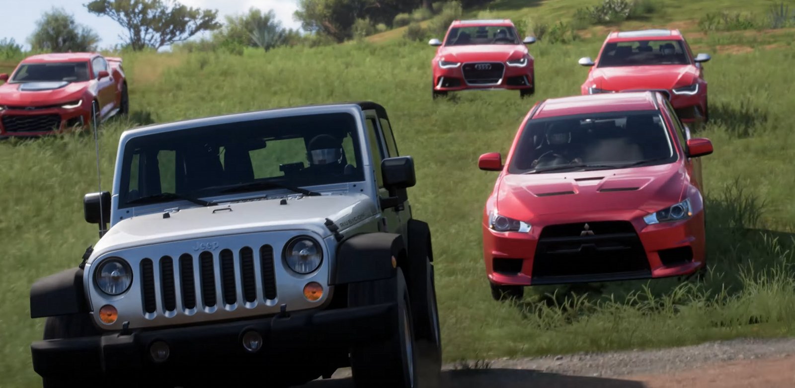 La modalità nascondino di Forza Horizon 5 in azione