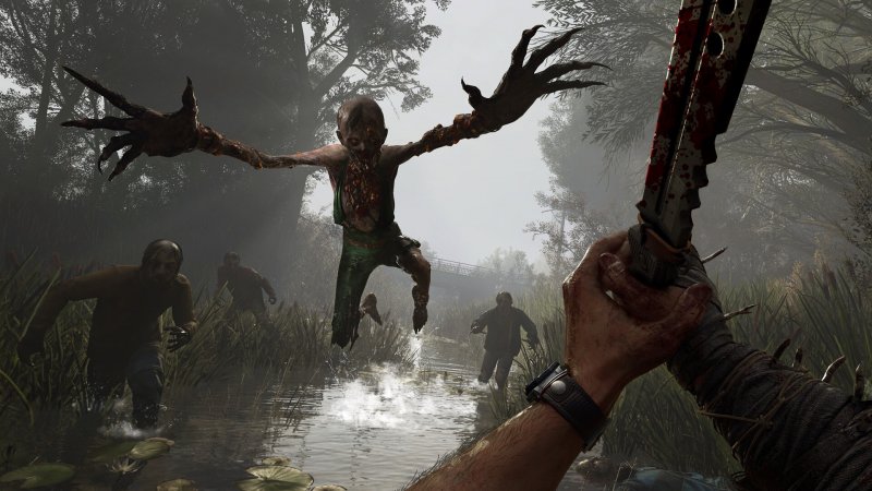 Il protagonista di Dying Light: The Beast, si difende dall'attacco di uno zombie armato di machete Il protagonista di Dying Light: The Beast, si difende dall'attacco di uno zombie armato di machete