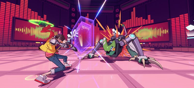 Uno combattimento a ritmo di musica di Hi-Fi Rush