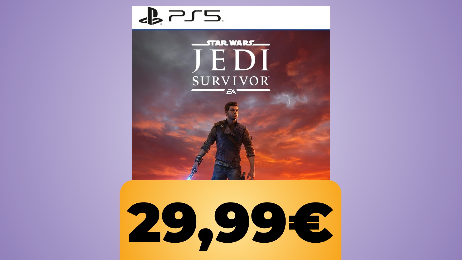 La confezione di Star Wars Jedi Survivor e il prezzo su Amazon