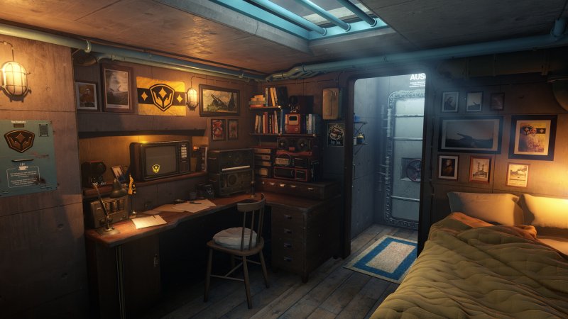 Una stanza del bunker