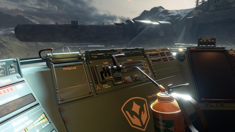 Una delle manutenzioni richieste dal cannone