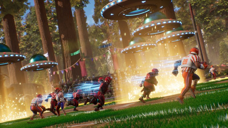 Degli UFO invadono il campo in Wild Card Football