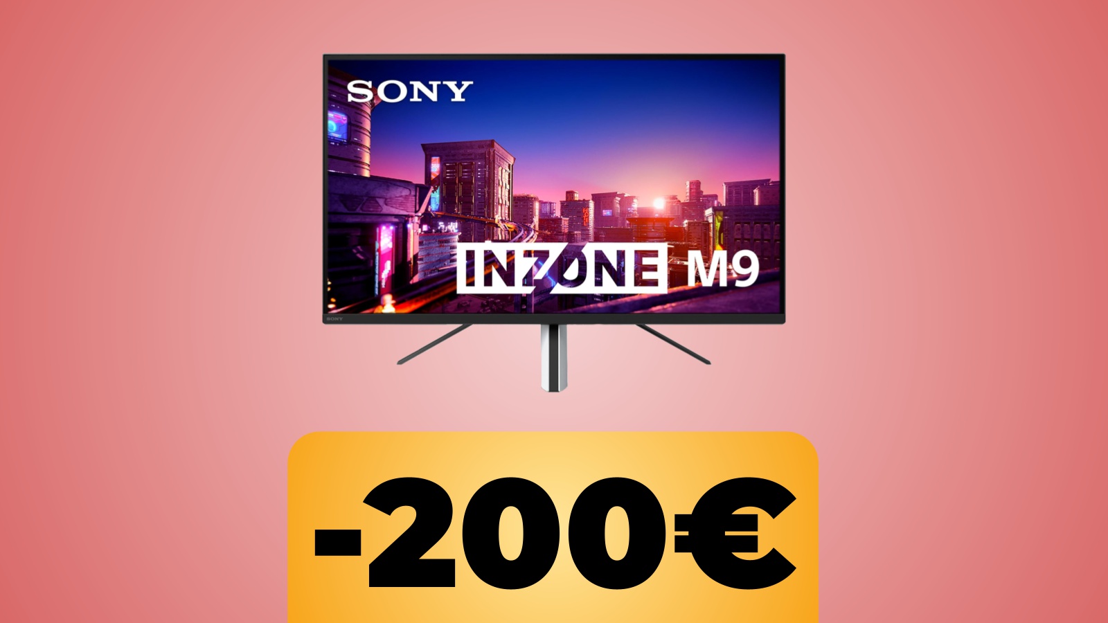 Il monitor da gioco Sony INZONE M9 e lo sconto di Amazon