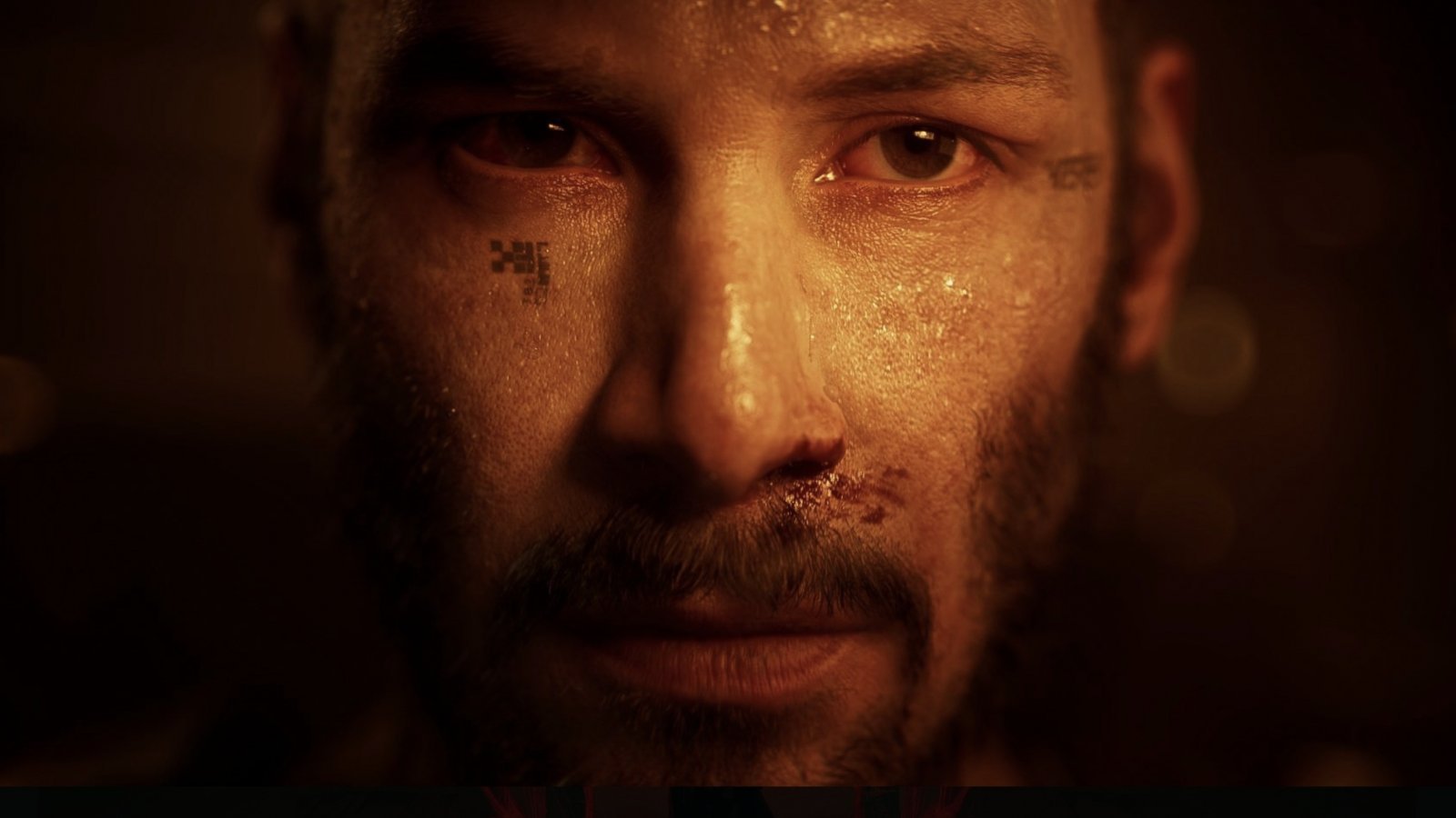 Keanu Reeves mentre entra nel suo robottone nell'episodio dedicato ad Armored Core