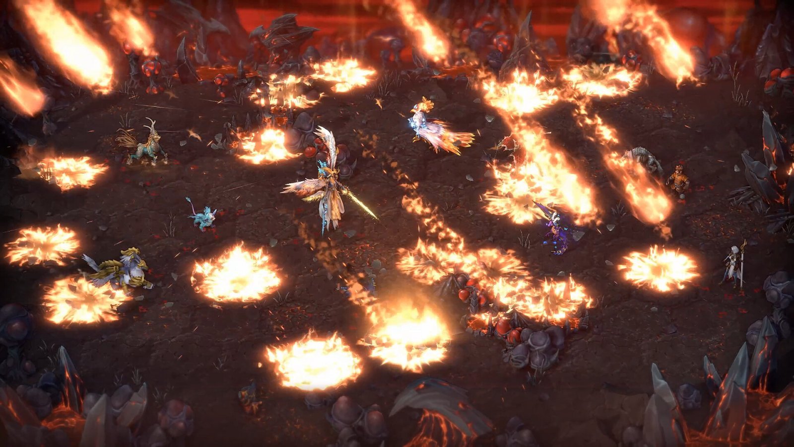 Un combattimento di Heroes of Might and Magic: Olden Era