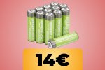 Le batterie AA ricaricabili di Amazon Basics da 2.400 mAh sono in sconto su Amazon - Notizia