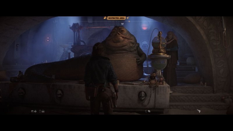 Jabba the Hutt in Star Wars Outlaws Jabba the Hutt in Star Wars Outlaws