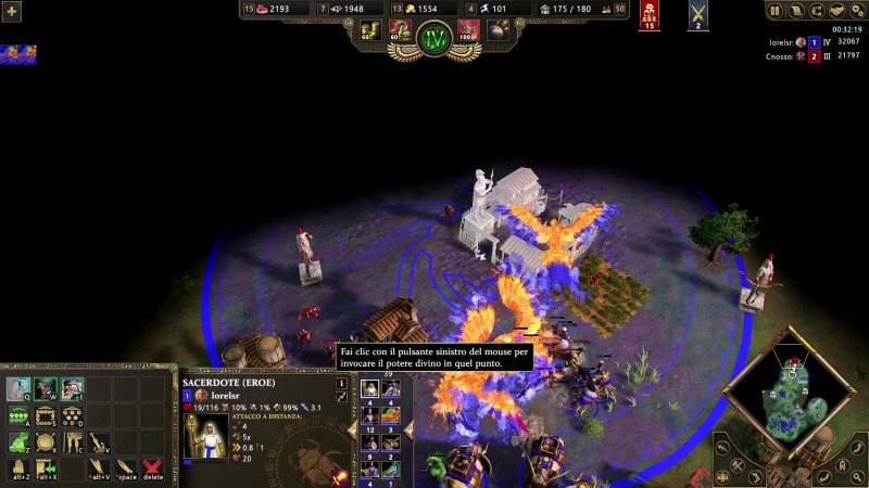 La possibilità di lanciare i poteri divini più volte cambia totalmente le regole del gioco