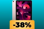 L'Apple iPad Air da 64 GB è al prezzo minimo storico su Amazon, migliore anche del Prime Day - Notizia