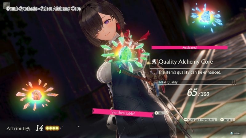 L'alchimia è ancora molto importante, ma non ai livelli di Atelier Ryza 3