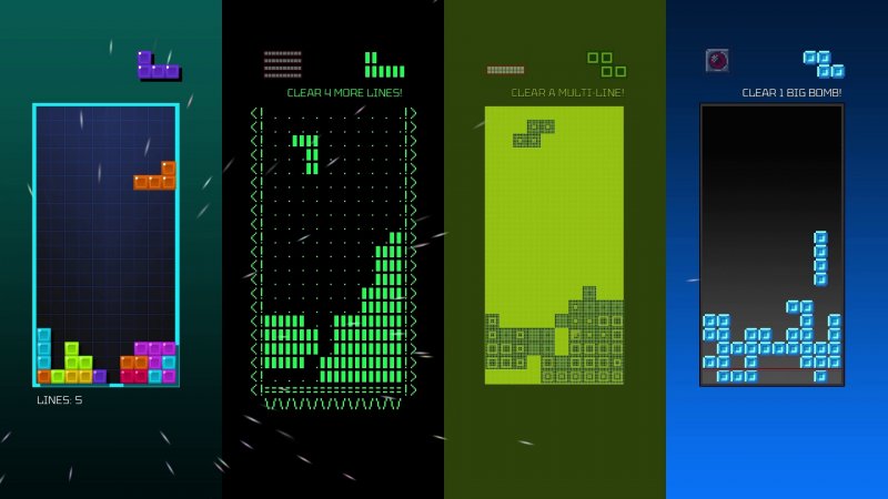 Alcune delle molte edizioni di Tetris Alcune delle molte edizioni di Tetris