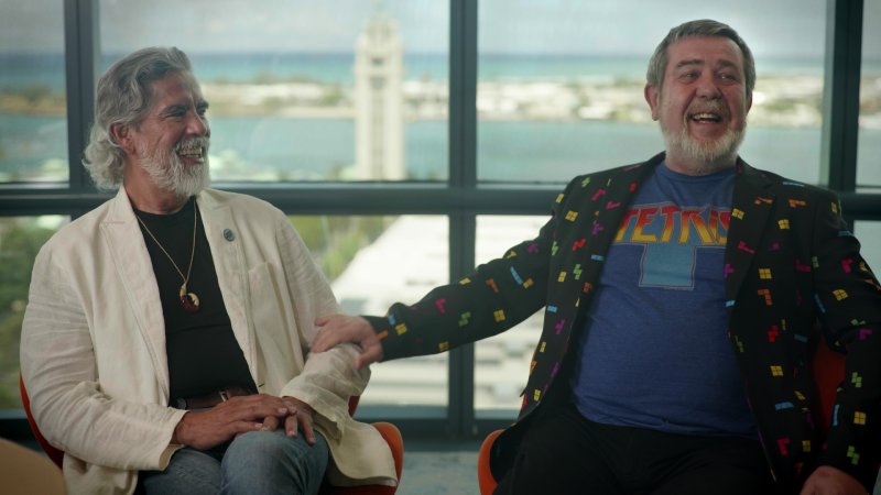 Henk Rogers e Alexey Pajitnov Henk Rogers e Alexey Pajitnov