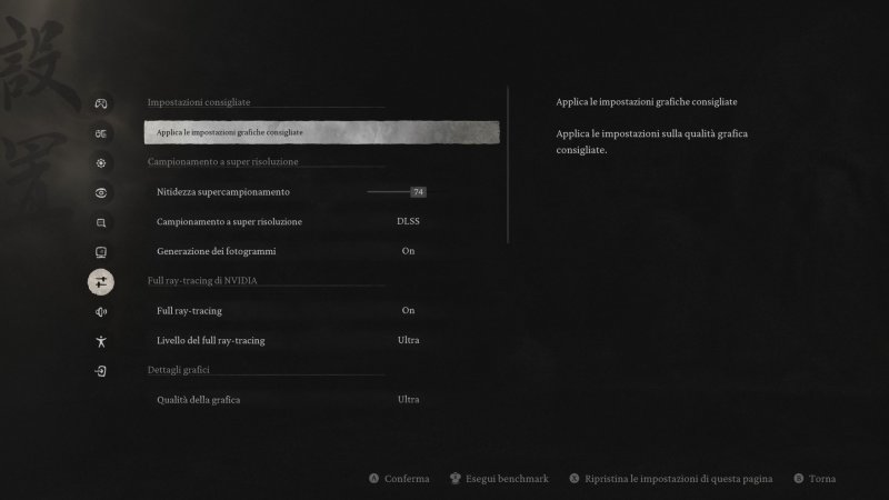 Le opzioni grafiche di Black Myth: Wukong