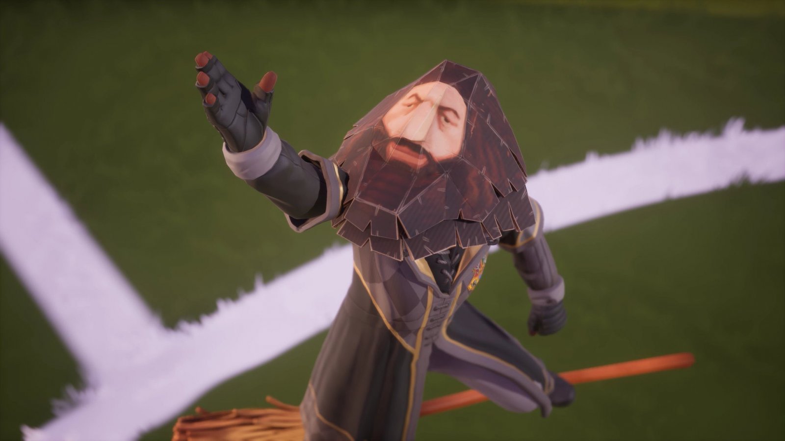 Hagrid in versione PS1 in Harry Potter: Campioni di Quidditch