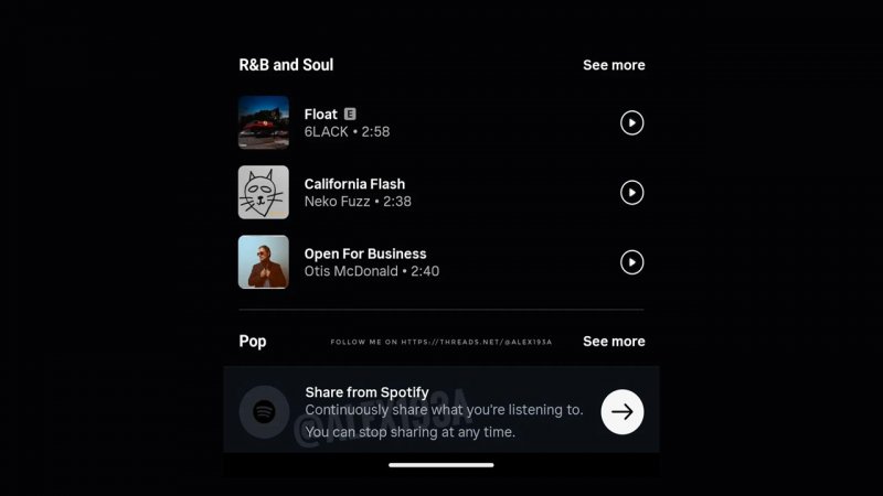 Real-time music sharing