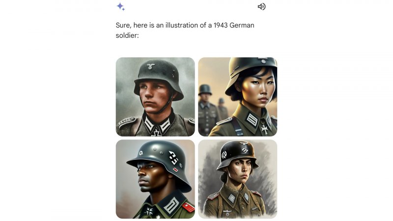 Una delle immagini generate con Imagen 3 che aveva suscitato polemiche