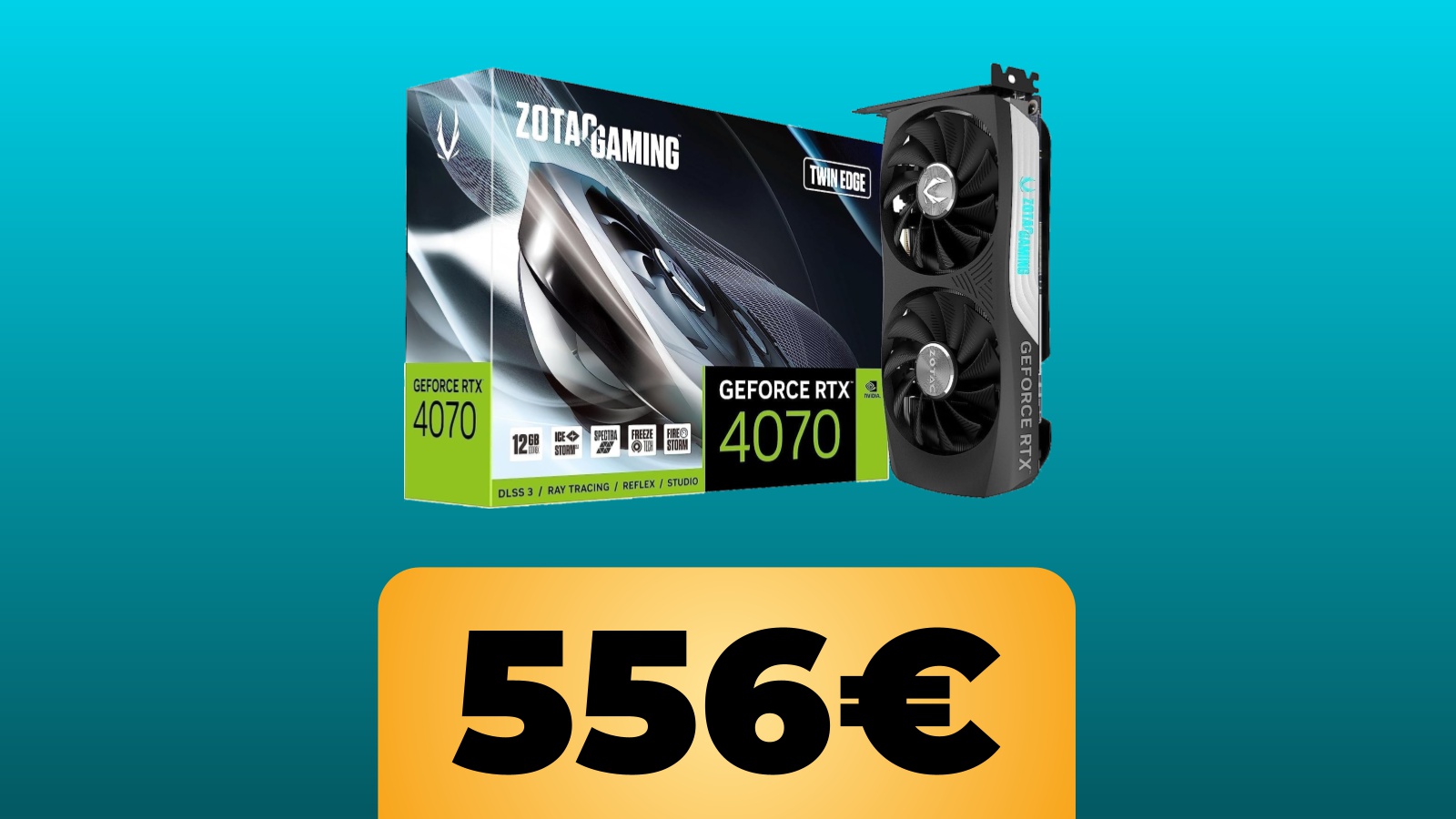 Zotac Gaming GeForce RTX 4070 Twin Edge e il prezzo su Amazon