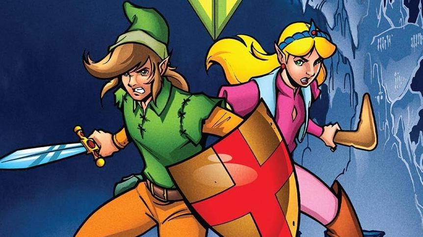 La copertina del DVD della serie The Legend of Zelda